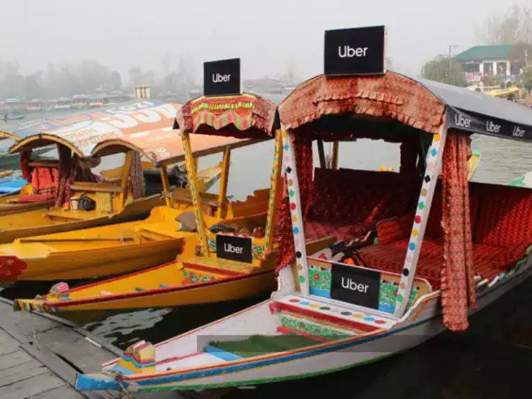 Uber rolls out India's first water transport service with shikara ...