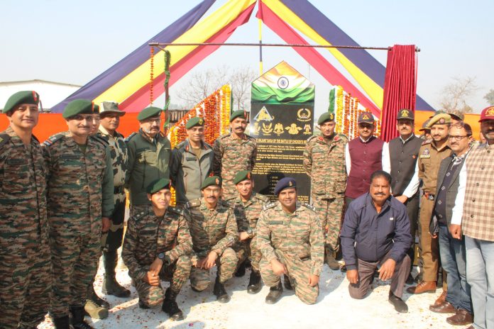 Army Unveils Monolith To Pay Homage To ‘71 War Heroes Near Indo-Pak Border In Jammu