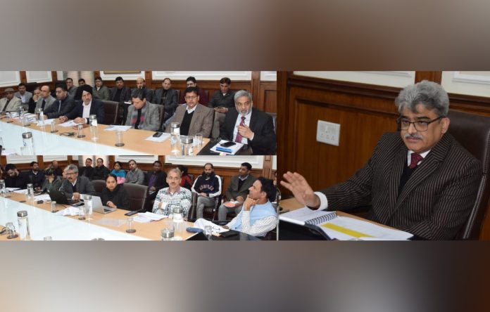 CS Atal Dulloo Reviews Implementation Of PM Gati Shakti In J&K