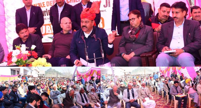 Dy CM Surinder Choudhary Holds Public Outreach Program At Seri