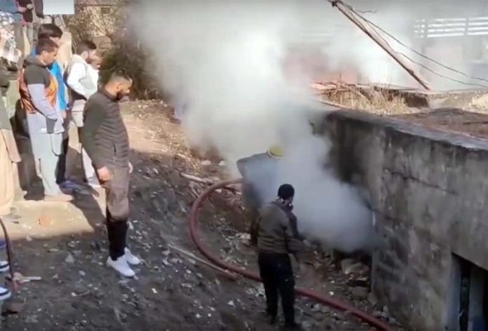 Record room damaged in fire at Mendhar hospital Record room damaged in fire at Mendhar hospital