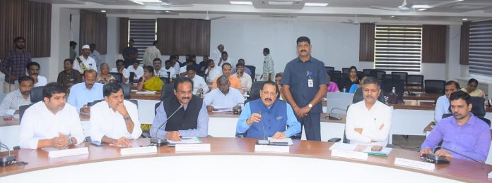 Dr Jitendra Reviews 'Aspirational District' Parameters, Calls For Targeted Interventions Dr Jitendra Reviews 'Aspirational District' Parameters, Calls For Targeted Interventions