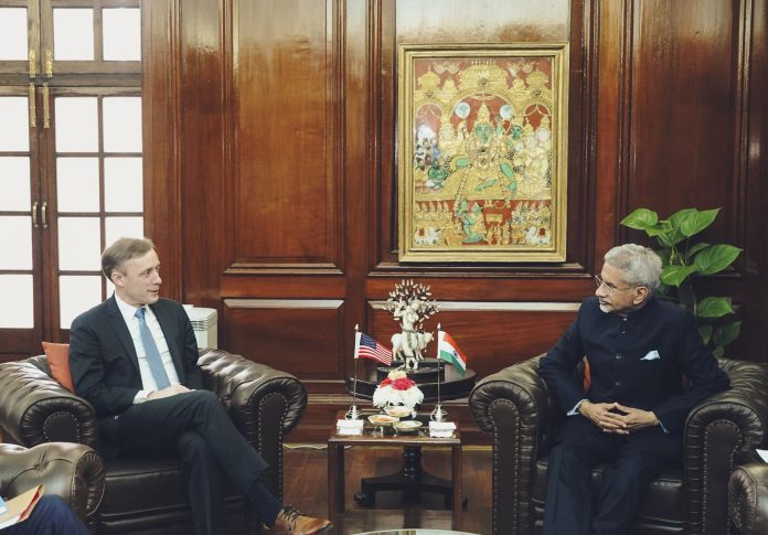 Jaishankar with US NSA Jake Sullivan