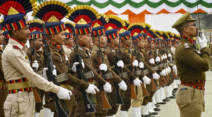 Full dress rehearsal for R-Day parade 2025