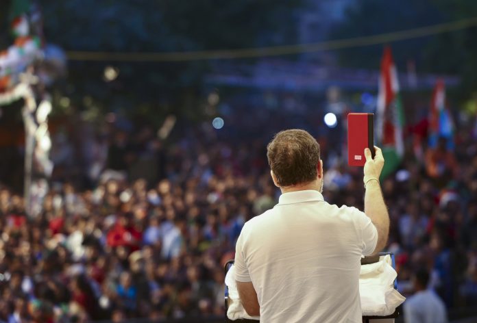 Kejriwal opposed to reservation, against Dalits, minorities: Rahul at Delhi poll rally Kejriwal opposed to reservation, against Dalits, minorities: Rahul at Delhi poll rally