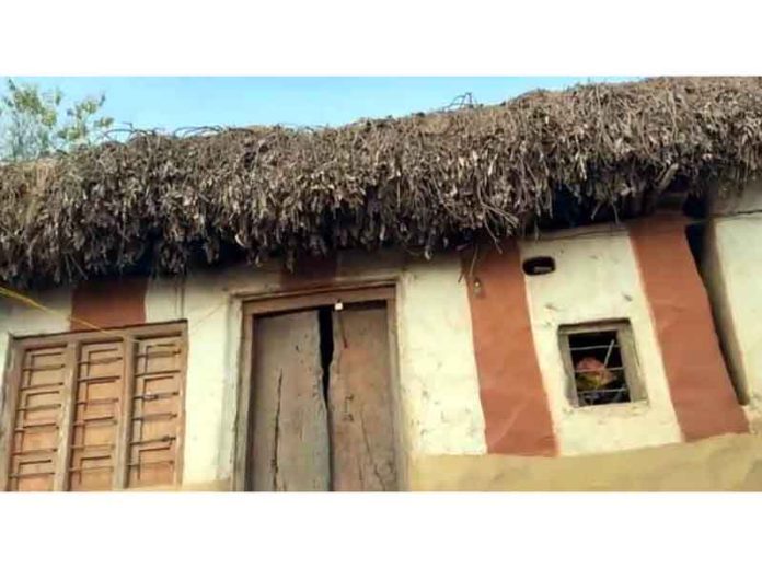 A house of affected villager sealed by the administration at Badhaal in Rajouri. -Excelsior/Imran A house of affected villager sealed by the administration at Badhaal in Rajouri. -Excelsior/Imran