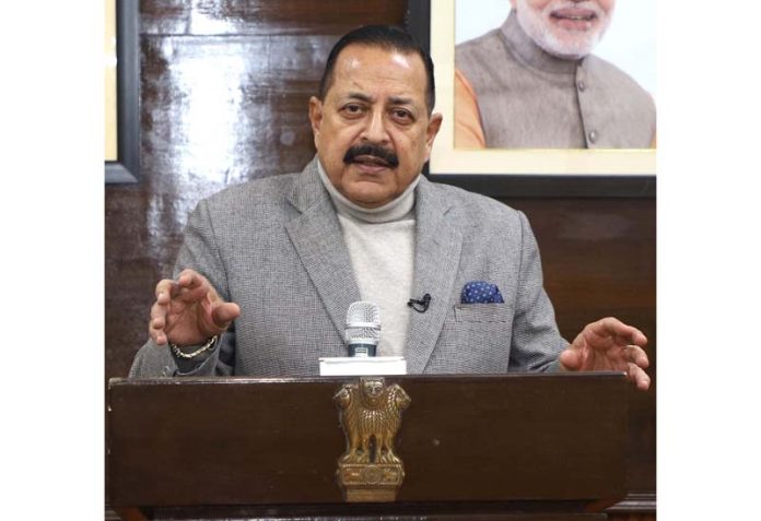 Union Minister Dr. Jitendra Singh speaking after inaugurating India's first-of-its-kind CSIR 