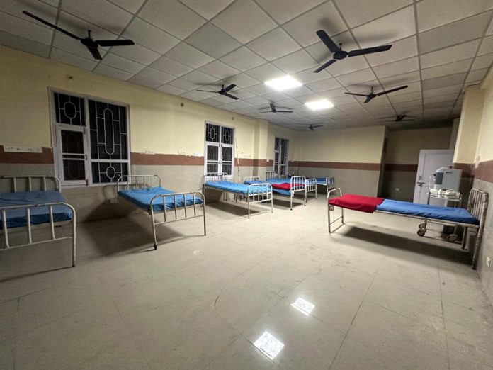 Newly constructed Thannamandi Hospital building. -Excelsior/Imran