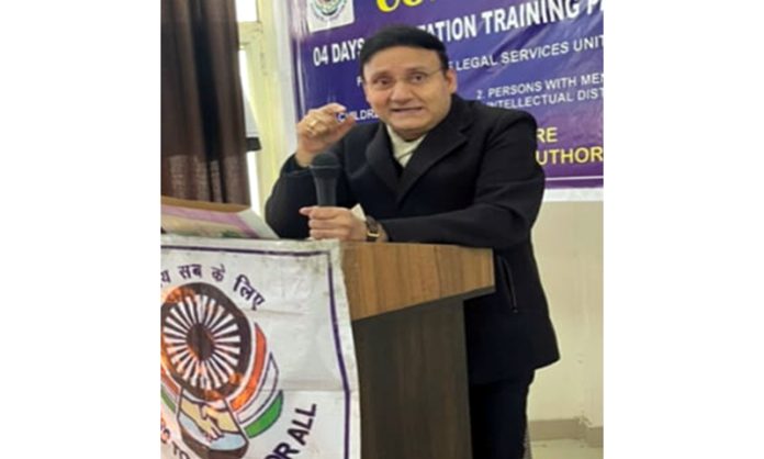 Chairman, DLSA Samba, Ravinder Nath Wattal.