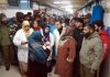 Minister Sakina during inspection of LD Hospital.
