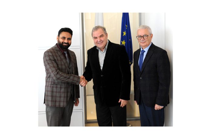 Dr Varun Suthra meeting with Speaker of Parliament of Malta.