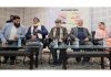 Dignitaries during programme ‘Meet the Eminent Writer’ organised by JKAACL in Jammu on Thursday.
