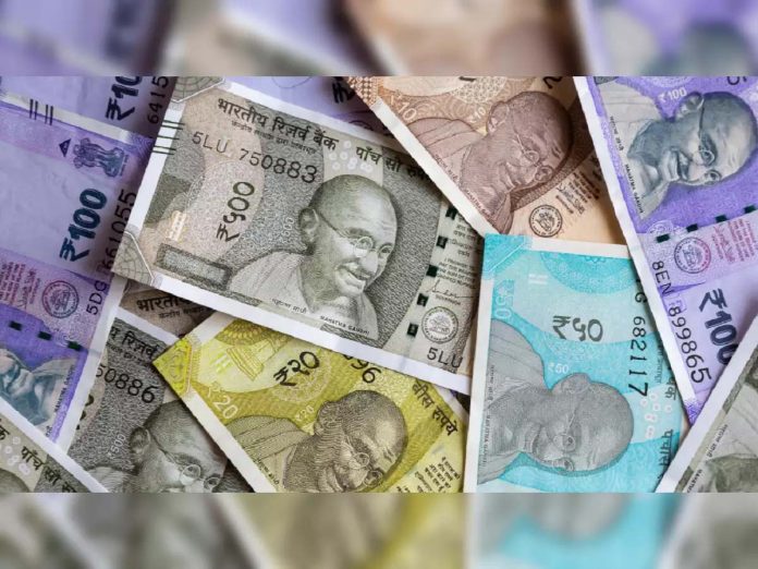 Rupee rises 5 paise to close  at 86.55 against US dollar