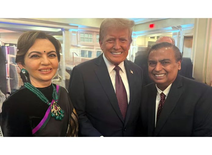 Mukesh Ambani, wife Nita to attend Donald Trump's inauguration