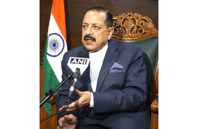 Union Minister Dr. Jitendra Singh briefing media about successful completion of the Space Docking Experiment (SpaDeX) on Thursday. Union Minister Dr. Jitendra Singh briefing media about successful completion of the Space Docking Experiment (SpaDeX) on Thursday.