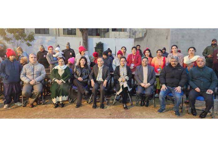 Chief Justice Tashi Rabstan posing for photograph during visit to ‘Home for Children’ on Wednesday.