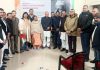 JKPCC chief Tariq Hameed Karra during a meeting with ex-corporators in Jammu on Friday.