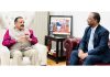  Chairman, CAT, Justice Ranjit More calling on Union Minister Dr Jitendra Singh  at New Delhi.