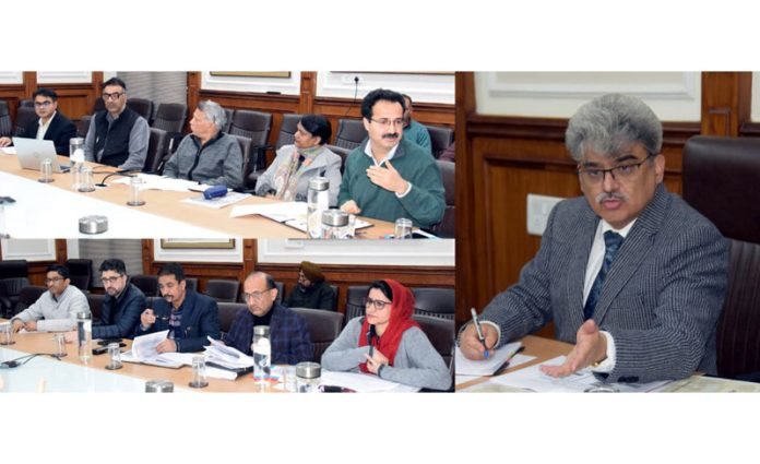 Chief Secretary chairing a meeting on Friday. Chief Secretary chairing a meeting on Friday.
