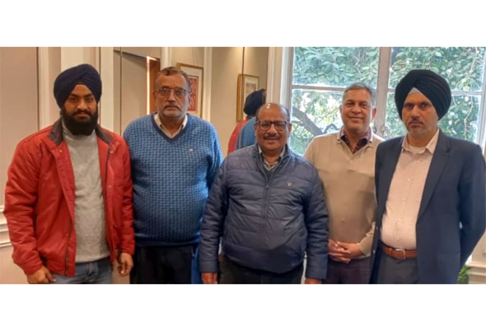 AoI Gangyal delegation during meeting with Comm/Secy, I&C Vikramjit Singh at Jammu. AoI Gangyal delegation during meeting with Comm/Secy, I&C Vikramjit Singh at Jammu.