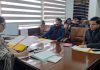 J&K KVIB Chairperson chairing a meeting on Friday.