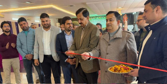 MLA Udhampur Pawan Gupta inaugurating bamboo workshop on Thursday. MLA Udhampur Pawan Gupta inaugurating bamboo workshop on Thursday.