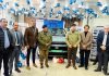 SSP Traffic Jammu Faisal Qureshi along with Pace Hyundai management on the launch of CRETA Electric at their Digiana showroom.