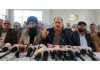 Representatives of SC/ST JAC and other minority organizations addressing a press conference at Jammu on Wednesday.