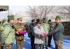 LG BD Mishra celebrating the New Year with Army Jawans in Kargil on Wednesday.