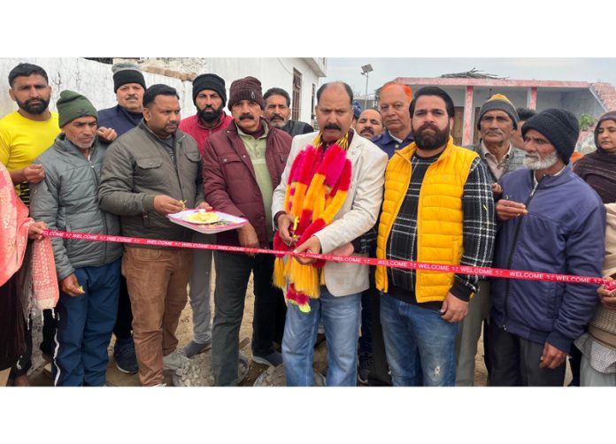 MLA Bishnah Dr Rajeev Bhagat starting development works on Sunday.