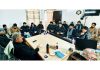 MLA Banihal chairing a meeting of officers of various departments in Ramsoo.
