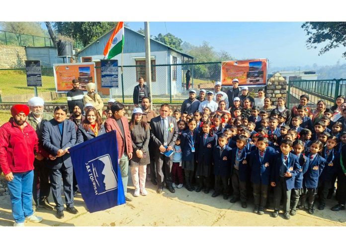 Director Tourism flagging off Heritage Walk on Saturday.