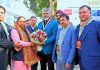 Sat Sharma, president BJP J&K inaugurating Building Material Exhibition in Jammu on Friday. —Excelsior/Rakesh