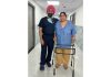 Dr Ranjit with his patient Ravinder Kaur from Jammu.