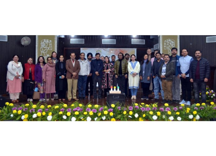 JU employees posing for group photograph during their participation in cultural festival JU employees posing for group photograph during their participation in cultural festival