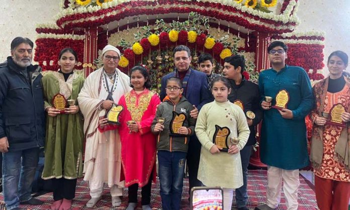 Winners in various categories of 