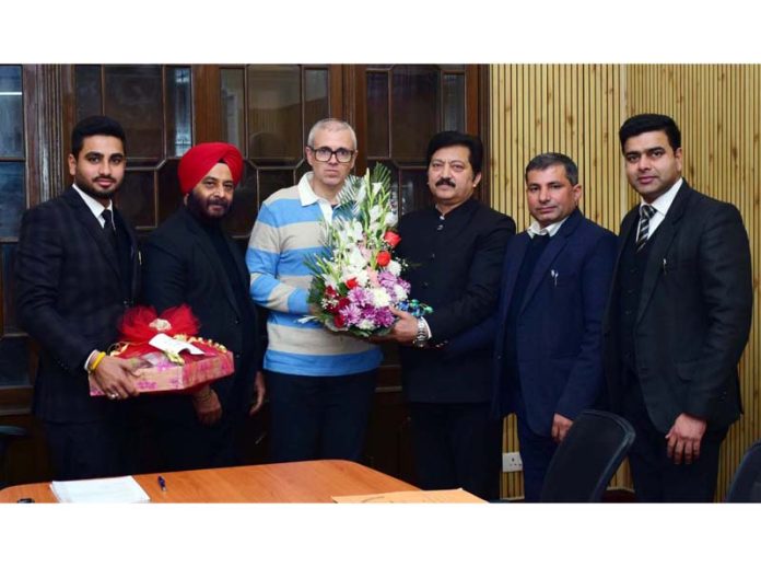J&K High Court Bar Association Jammu team during meeting with Chief Minister Omar Abdullah. J&K High Court Bar Association Jammu team during meeting with Chief Minister Omar Abdullah.