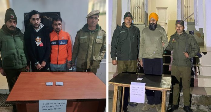 Five Drug Peddlers Held In J&K, Heroin Worth Lakhs Seized