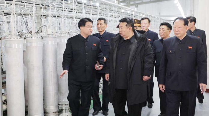 North Korean leader Kim inspects nuclear facility  as Pyongyang pressures Trump administration
