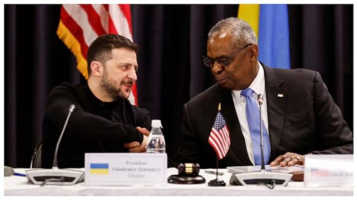 In their final meeting, Zelenskyy, Austin say military aid to Ukraine must continue under Trump In their final meeting, Zelenskyy, Austin say military aid to Ukraine must continue under Trump