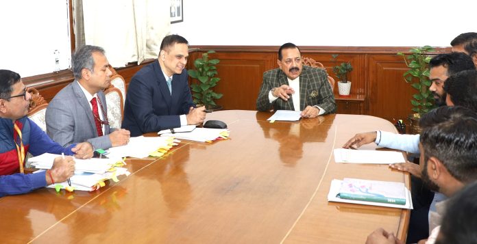 Employees Federation Delegation Meets Dr Jitendra, Discusses 'Pension Scheme' Related Issues Employees Federation Delegation Meets Dr Jitendra, Discusses 'Pension Scheme' Related Issues