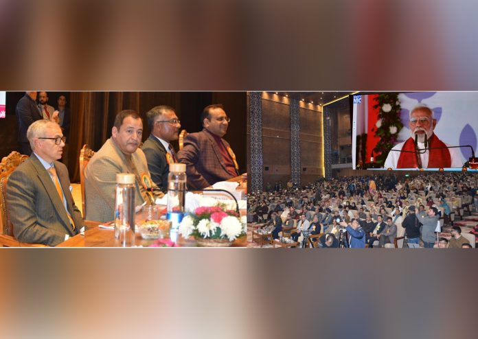 CM Omar Abdullah attends live streaming of PM’s address on PM-KISAN scheme at SKUAST-K-24