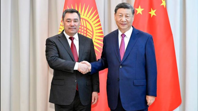 Xi holds talks with Kyrgyz president