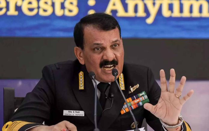 Navy Will Safeguard India's Maritime Interests, Anytime, Anywhere, Anyhow: Adm Tripathi