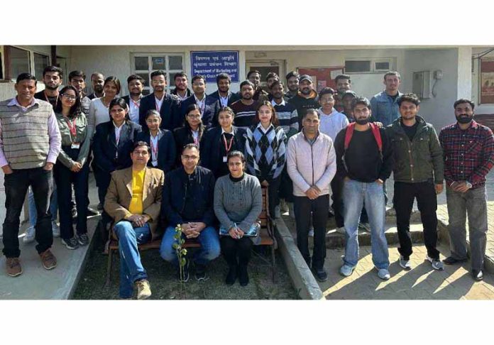 Dignitaries posing during National Webinar on TOEFL & GRE Exams at Central University of Jammu. Dignitaries posing during National Webinar on TOEFL & GRE Exams at Central University of Jammu.