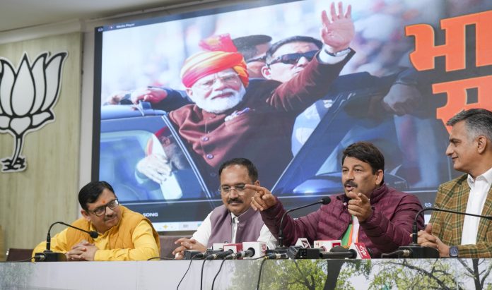 BJP Launches New Campaign Song Three Days Before Delhi Polls