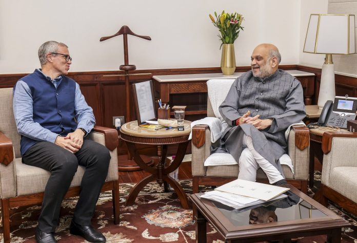 CM Omar Abdullah Meets Amit Shah; Discusses Statehood, Law And Order Issues