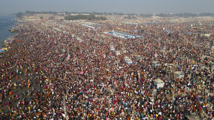 '45 Cr Devotees Took Dip In Sangam In 29 Days', Adityanath Rubbishes Opposition's 'VIP Bathing' Jab