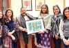 A delegation of "Federation of Indian Chambers of Commerce and Industry" - Ladies Organisation (FICCI-FLO) calling on Union Minister Dr. Jitendra Singh at New Delhi on Monday.