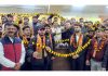 BJP J&K President and other leaders during a joining prog.